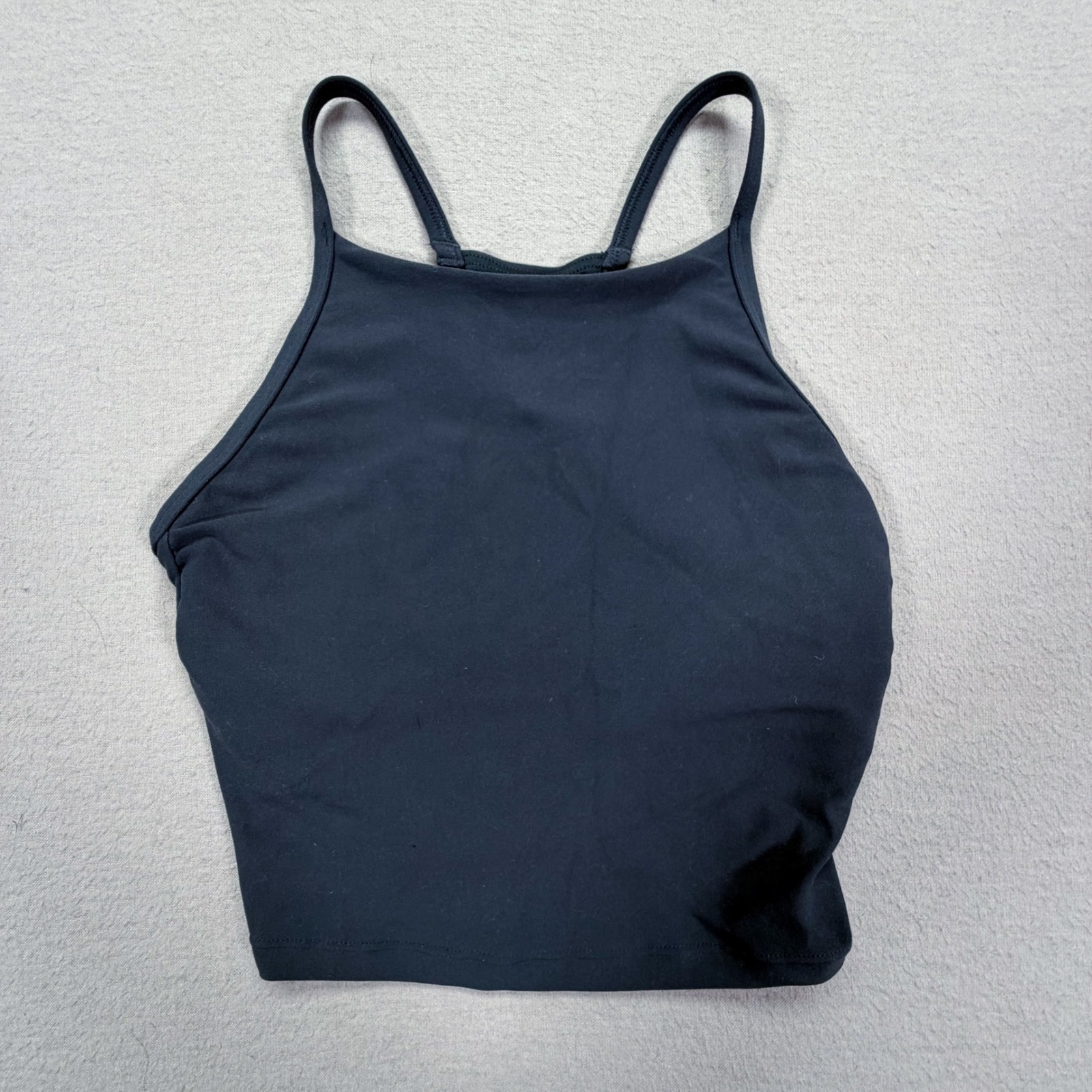 Old Navy Active Crop Top Sports Bra Womens Xs Good Black Studiosmooth High Neck